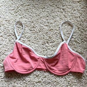 J.Crew nice pink bikini top